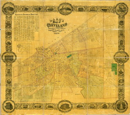 Cleveland Map 1868